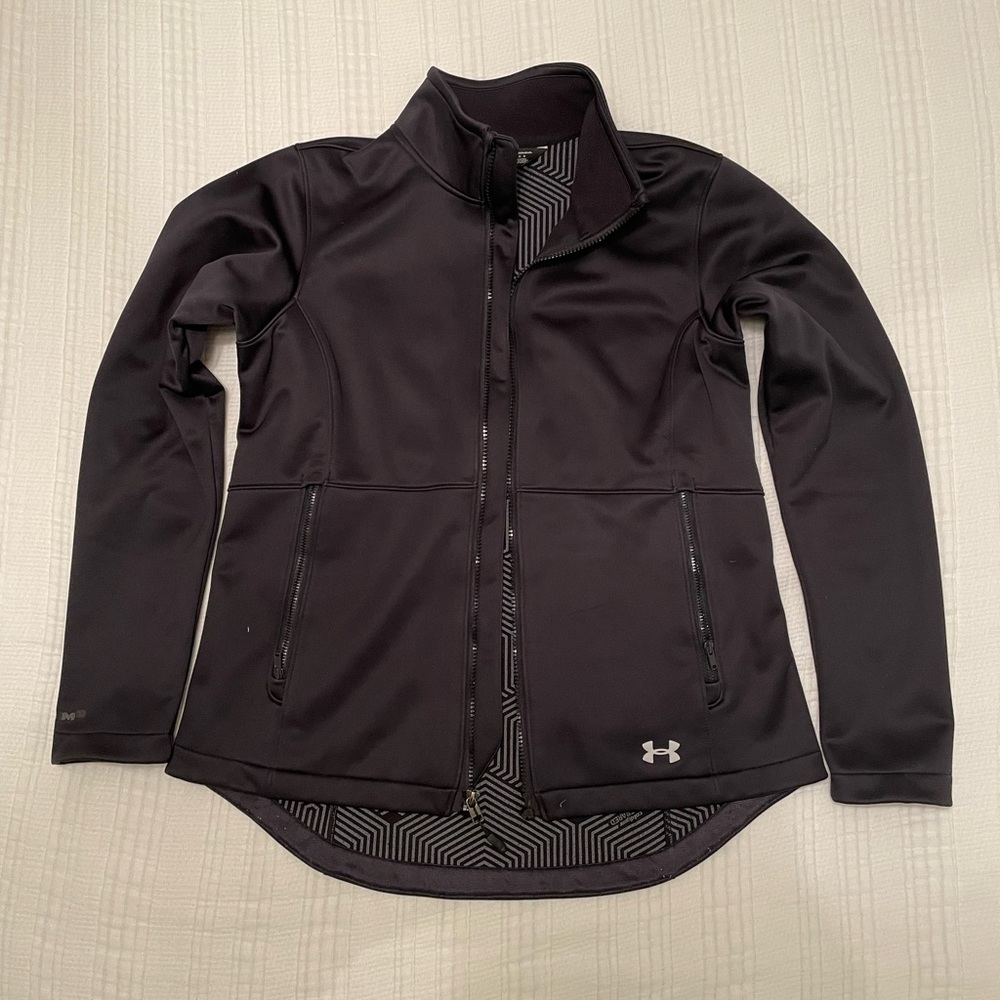 Under Armour Women's Black Full-Zip Performance Jacket